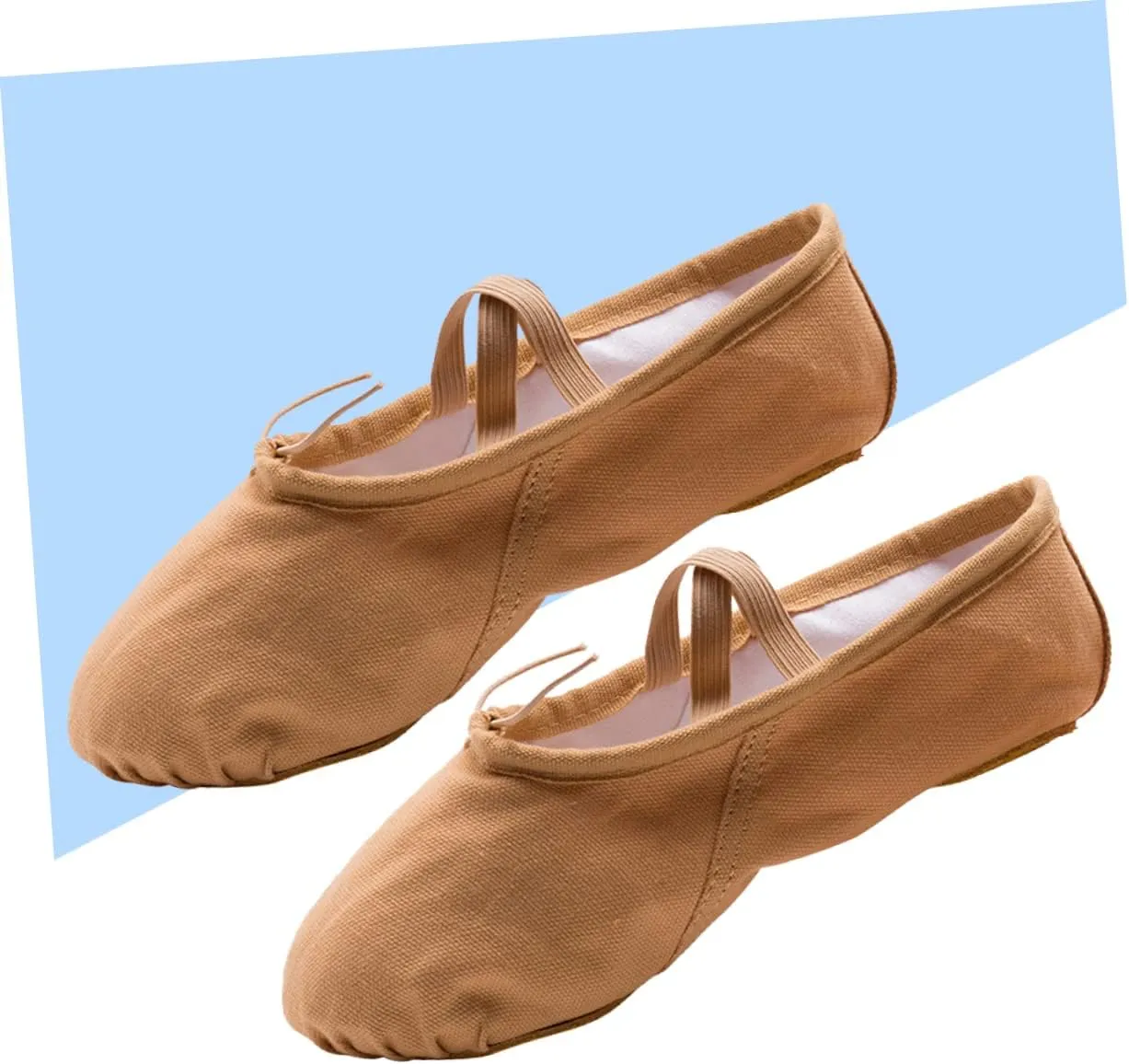 2 Pairs Ballet Shoes Slippers Ballet Practice Shoes Shoes Girls Ballet Flats Ballet Dancer Shoes Flats Canvas Dance Shoes Yoga Shoes Princess Girl Child cat Claw Shoes