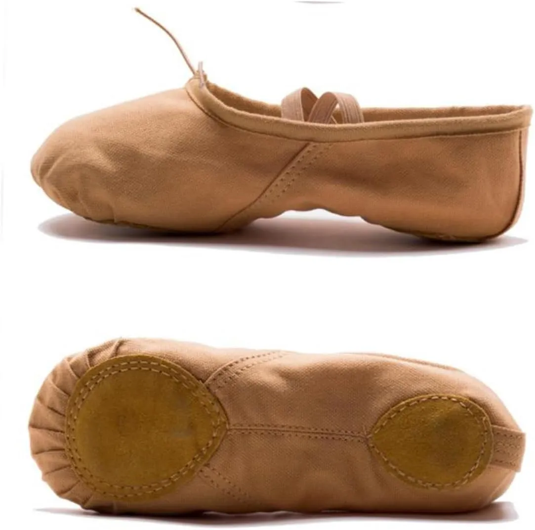 2 Pairs Ballet Shoes Slippers Ballet Practice Shoes Shoes Girls Ballet Flats Ballet Dancer Shoes Flats Canvas Dance Shoes Yoga Shoes Princess Girl Child cat Claw Shoes