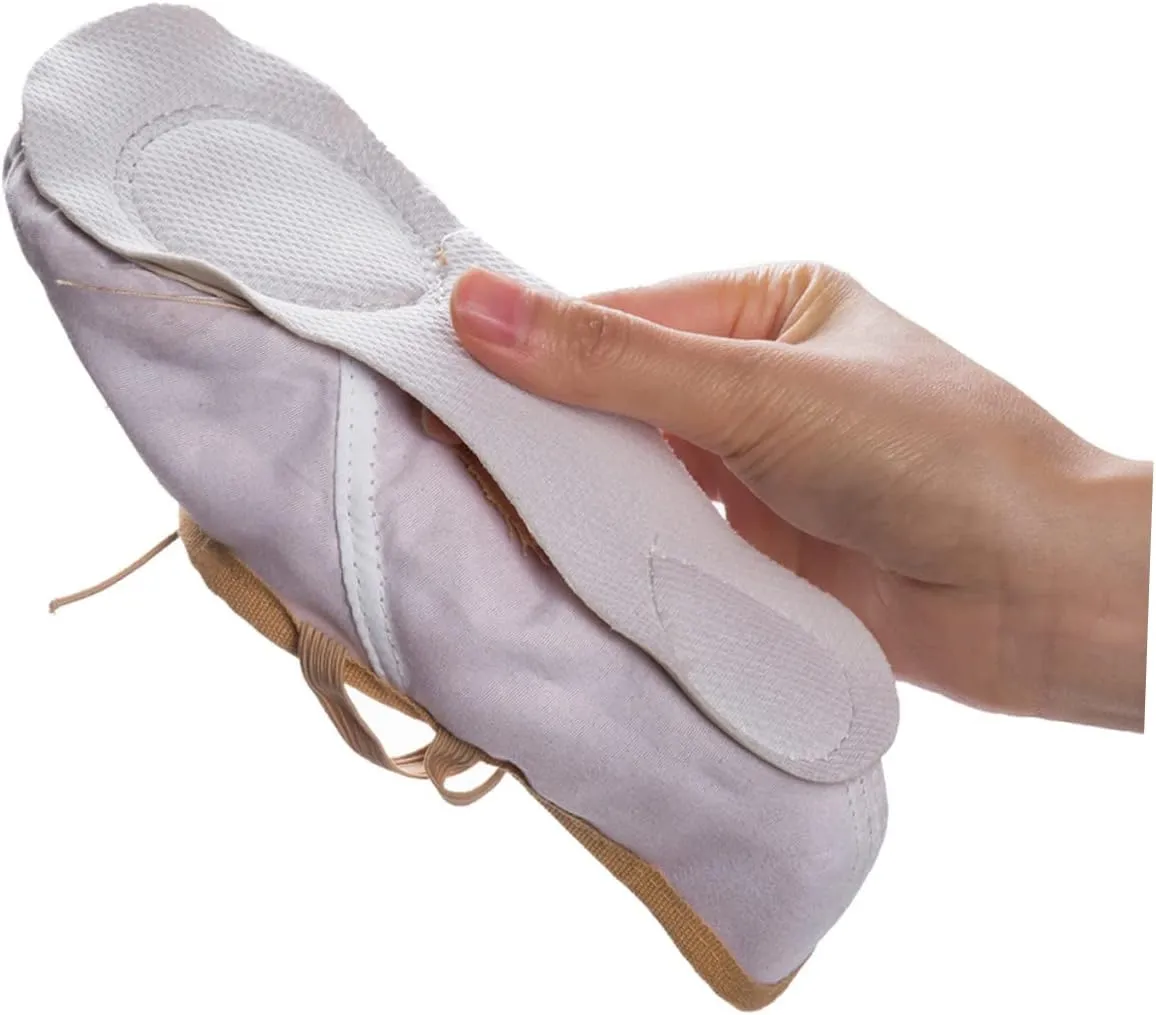 2 Pairs Ballet Shoes Slippers Ballet Practice Shoes Shoes Girls Ballet Flats Ballet Dancer Shoes Flats Canvas Dance Shoes Yoga Shoes Princess Girl Child cat Claw Shoes