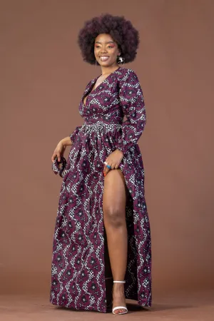 Adaku Ankara Maxi Dress | African Print