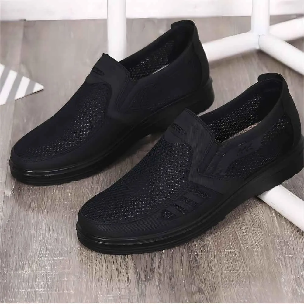 Asifn Mens Casual Loafers Lightweight Mesh Summer Comfort Breathable Non-Slip Walking Outdoor Driving Soft Flats Shoes