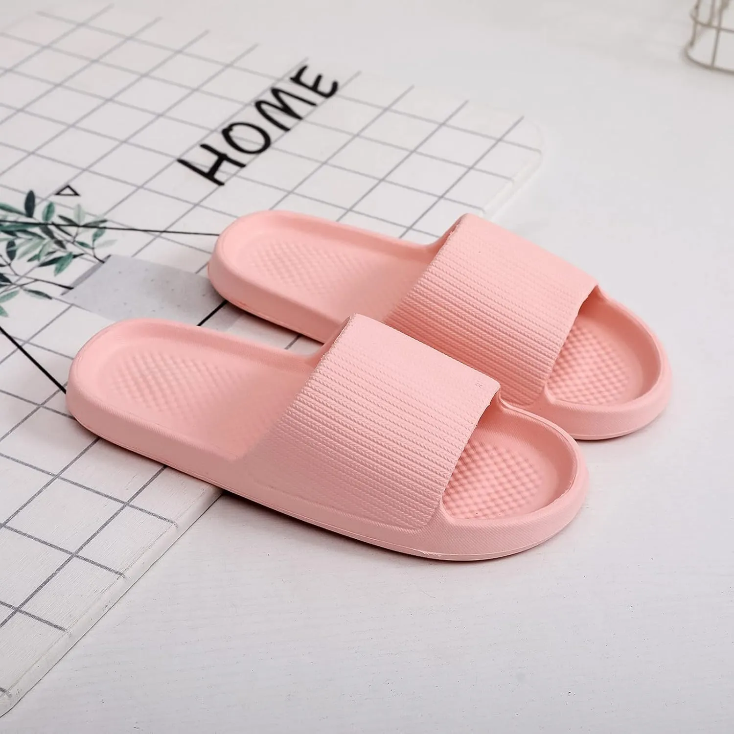 Bathroom Slippers Men Shower Shoes Women Mens Slippers Slides for Women Gym Indoor Outdoor Ultimate Comfort