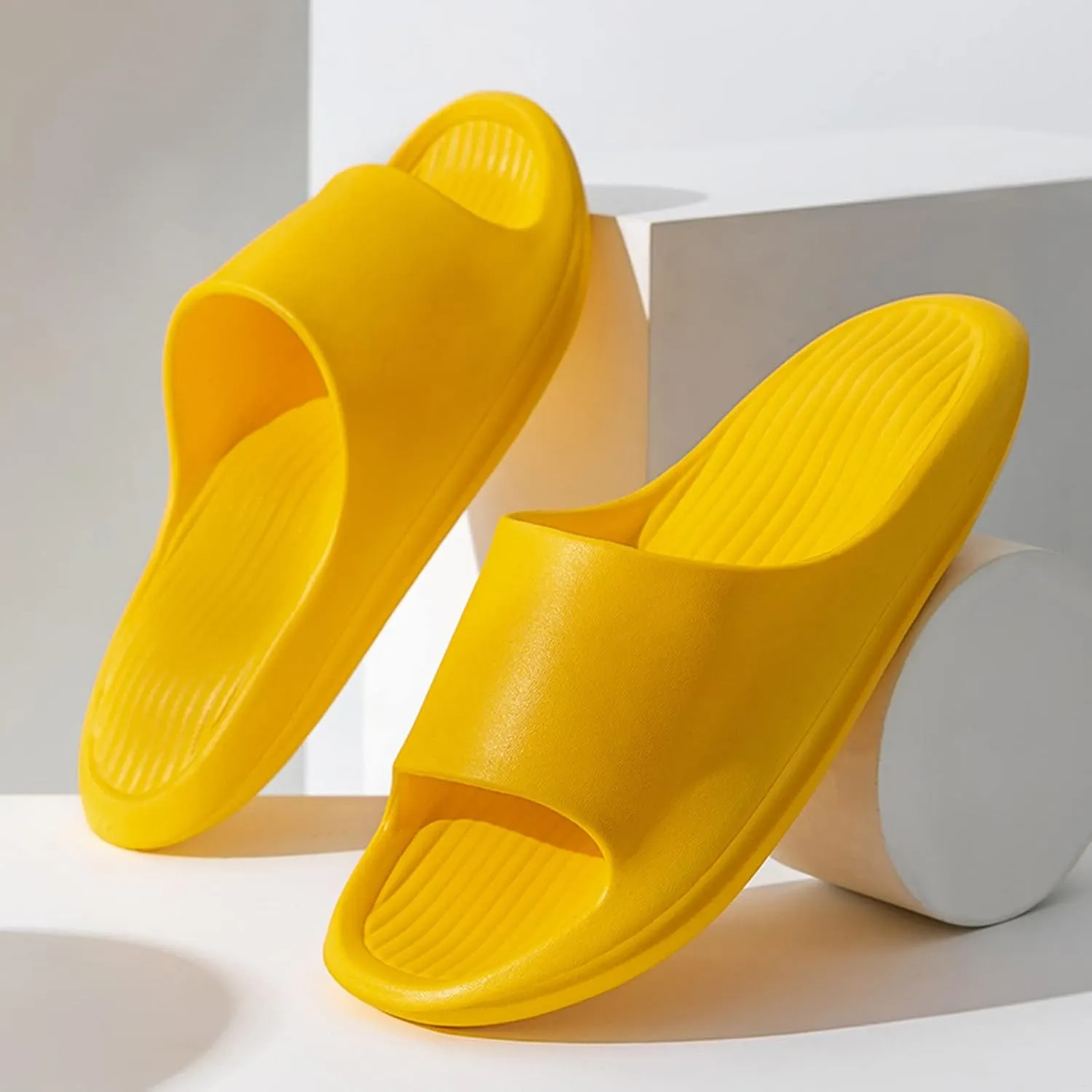 Bathroom Slippers Men Womens Slides Mens Slippers Shower Shoes Women Drainage Hole House Slides Gym