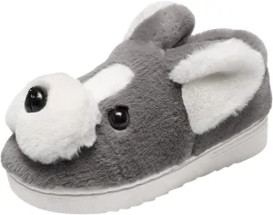 Big Girl Slipper Girls Boys Home Slippers Warm Dog House Slippers For Toddler Winter Jelly Sandals for Girls Size 2