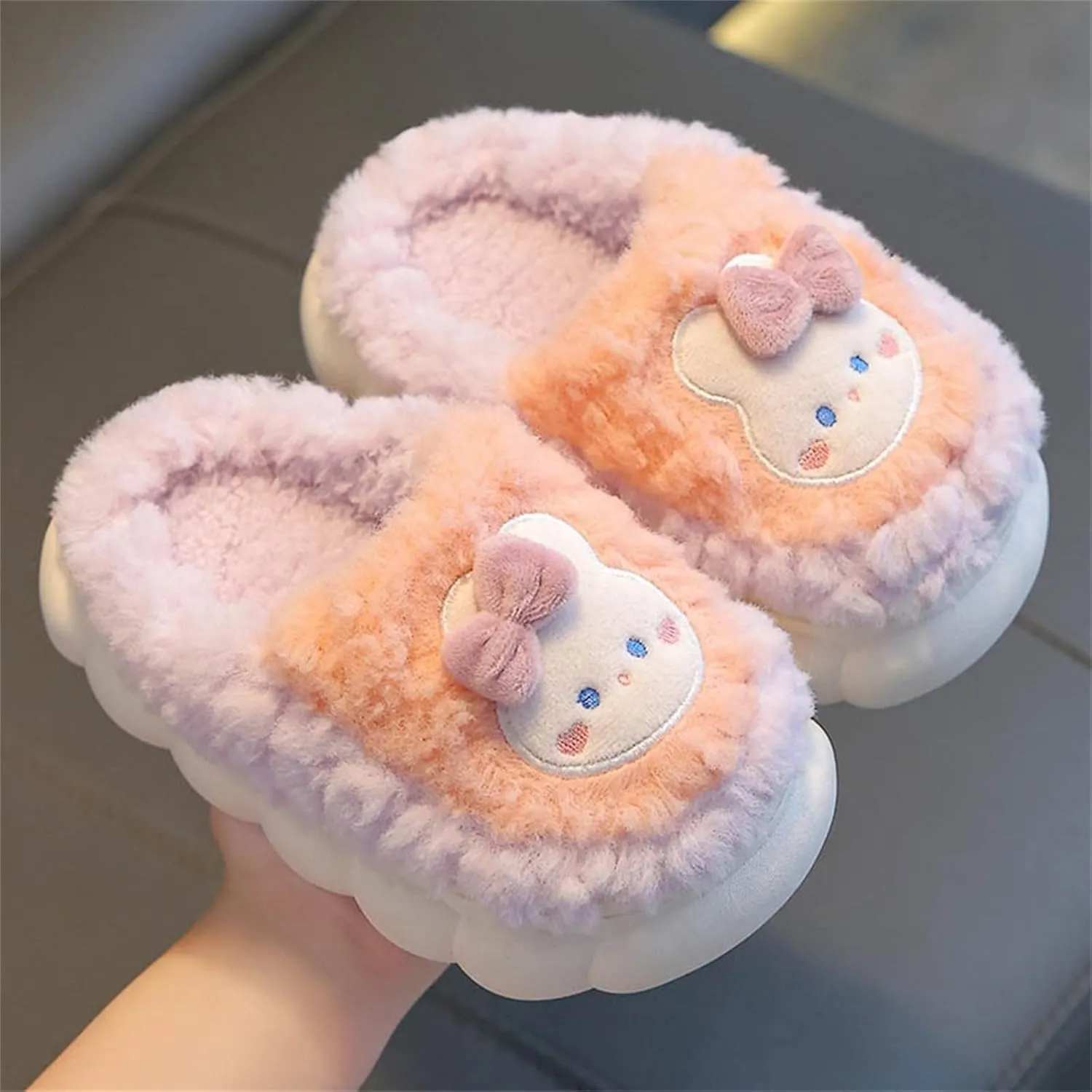 Big Girl Slippers Toddler Children Baby Kids Girls Boys Cute Slippers Warm Indoors Shoes Sandals Girl Size 11