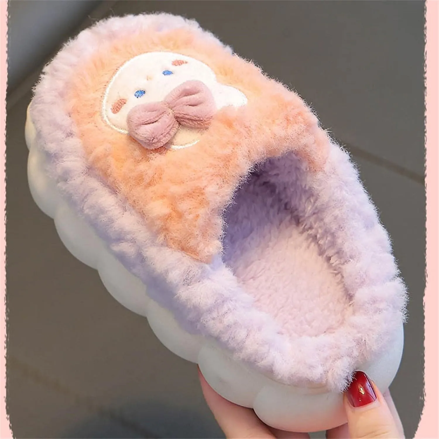 Big Girl Slippers Toddler Children Baby Kids Girls Boys Cute Slippers Warm Indoors Shoes Sandals Girl Size 11