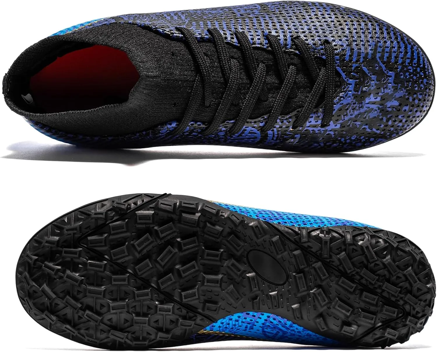 Boys Girls Indoor Turf Soccer Shoes Slip on Soccer Cleats