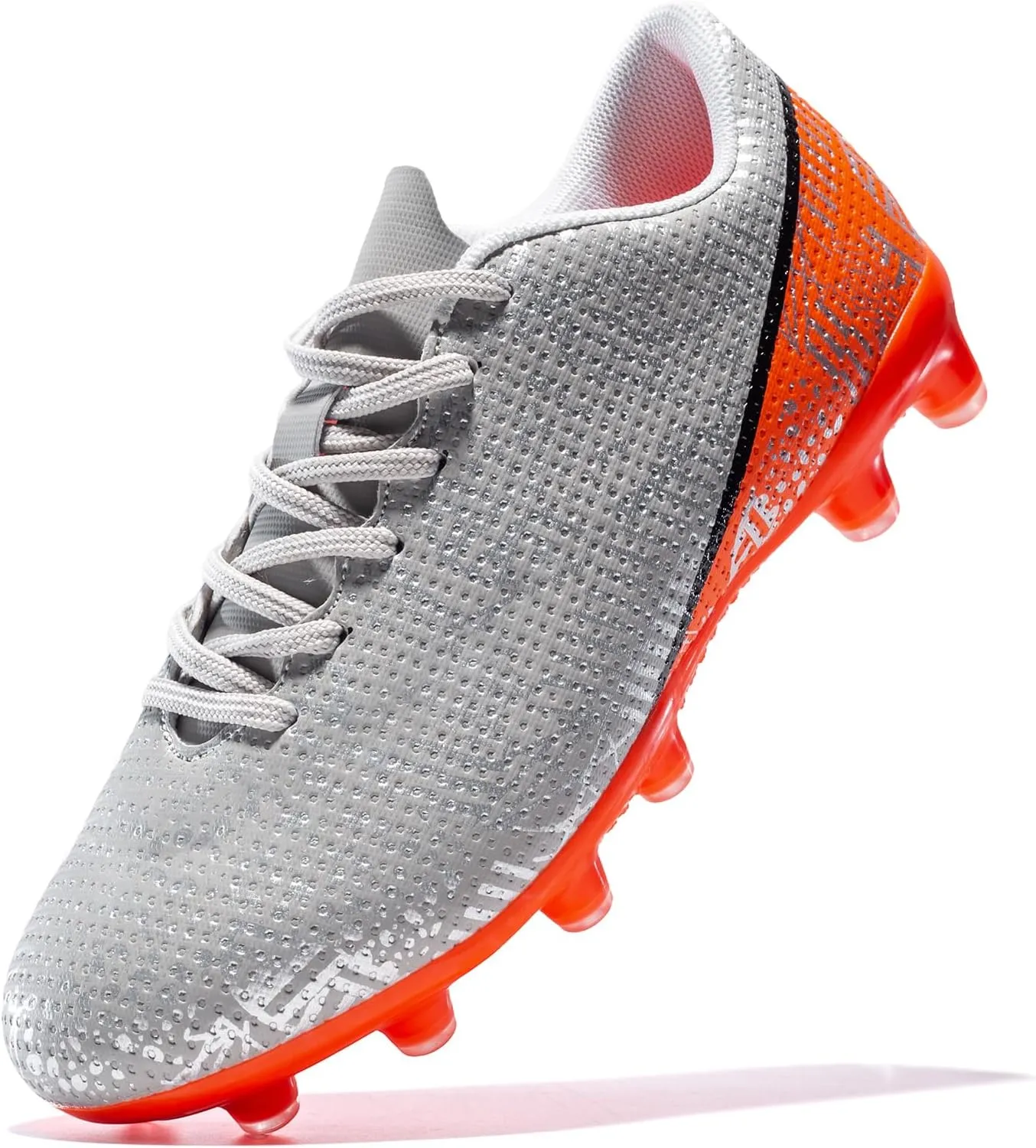 Boys Girls Soccer Shoes Kids Football Cleats Turf Indoor Low-Top Non-Slip Sneakers for Youth