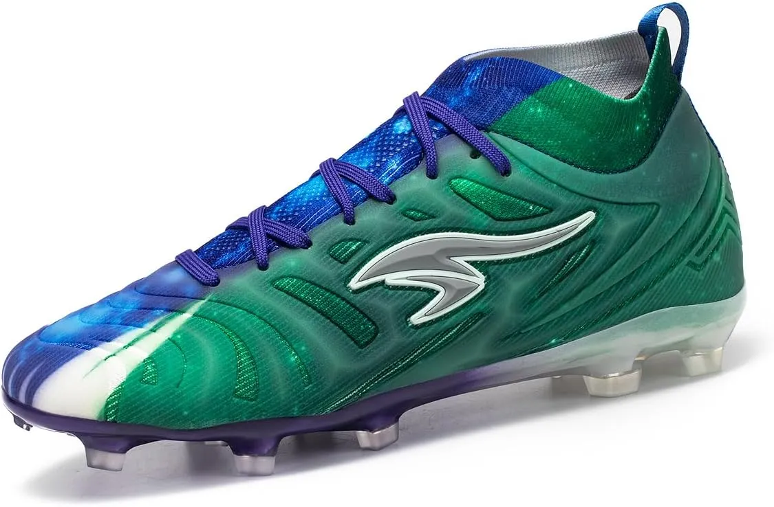 Breathable Men's Football Sports Shoes with Spikes, Lightweight and Professional