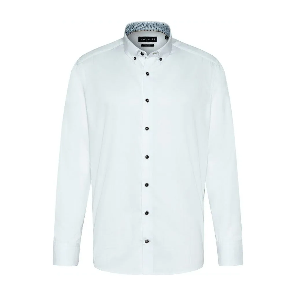 Bugatti Mens Shirt 9350-48500/10 White