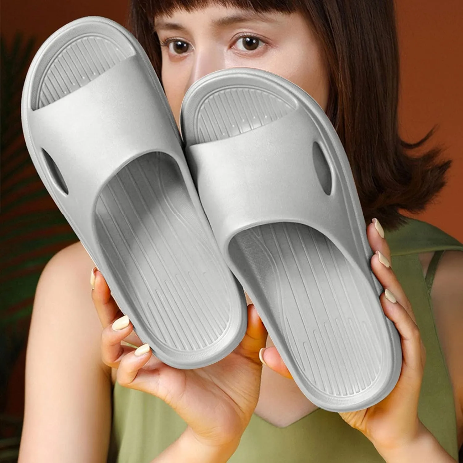 Cloud Slippers for Men Slides for Women Bathroom Slippers Men Womens Slides Beach Lightweight Open Toe