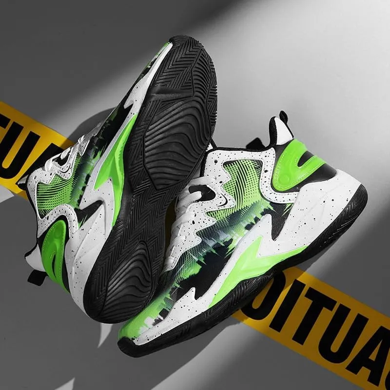DHOVOR Boys Basketball Shoes Kids Athletic Shoes Fashion Sneakers Non-Slip Tennis Shoes Boys (Big Kid/Little Kid)