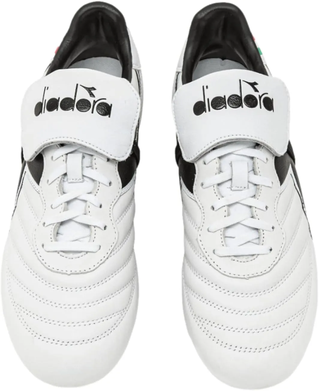 Diadora Brasil OG LT T MDPU Men's Firm Ground Soccer Shoes - Ultra-Soft Full Grain Leather, Water Resistant, Firm Ground Sole, Removable Insole