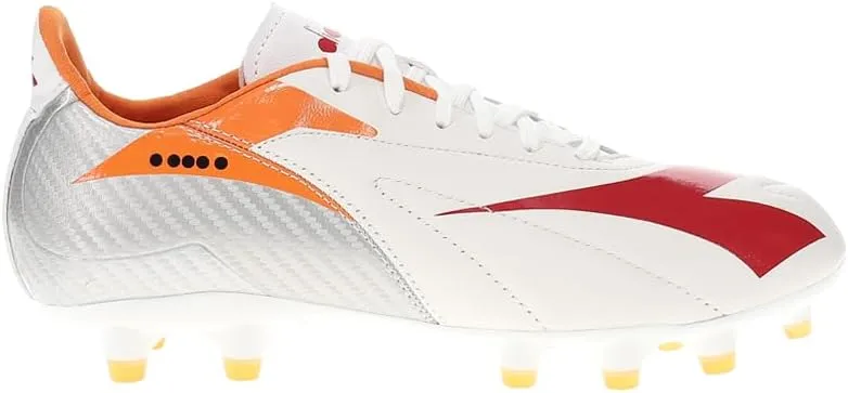 Diadora Maximus Elite LT SLP12 Women's Firm Ground Soccer Shoe - Water-Resistant Full-Grain Leather for Rock-Solid Fit and Comfort on Firm Ground Surfaces