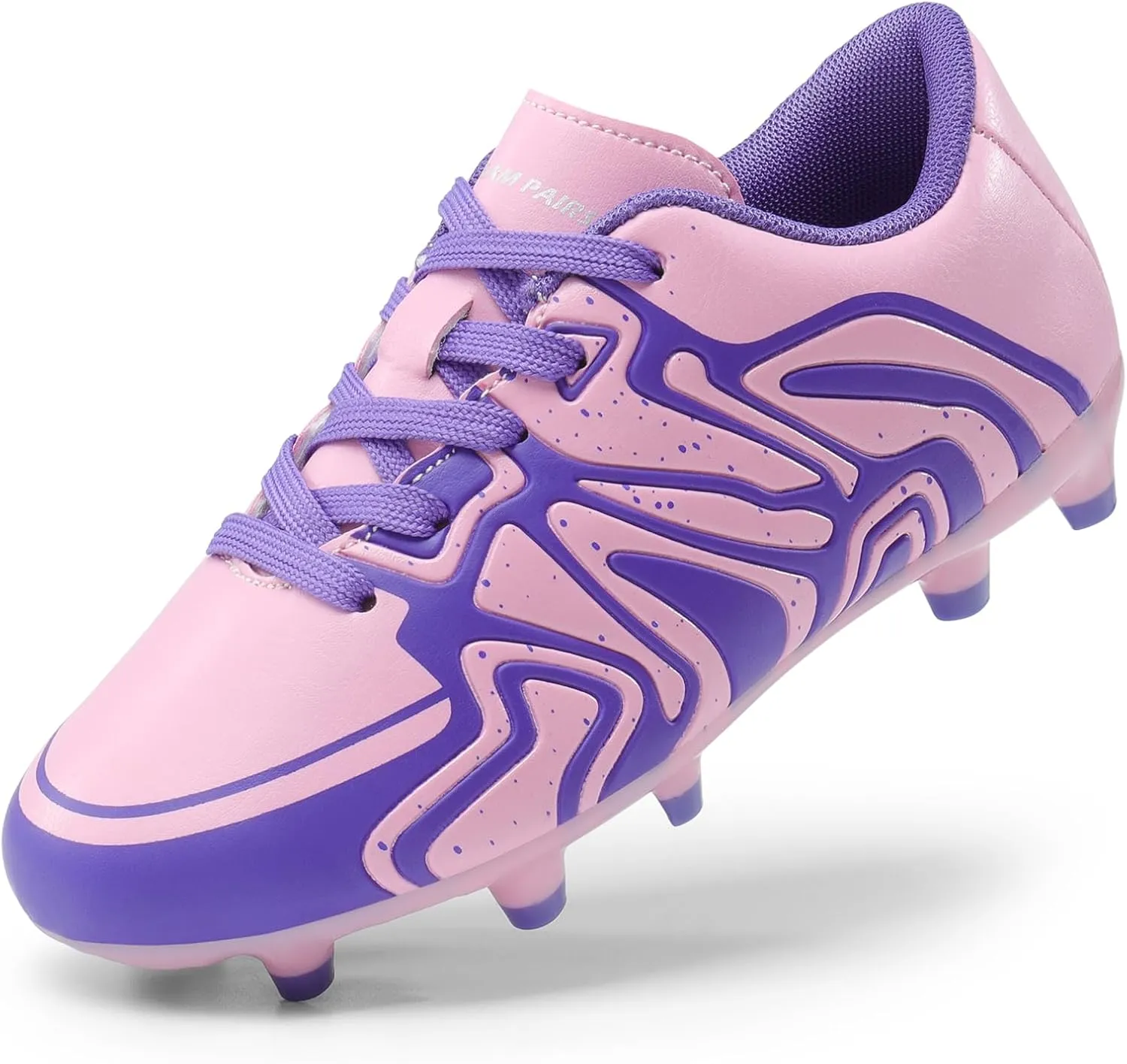 DREAM PAIRS Boys Girls Soccer Cleats Youth Firm Groud Baseball Cleats Sport Athletic Outdoor Trainning Football Shoes for Little/Big Kid