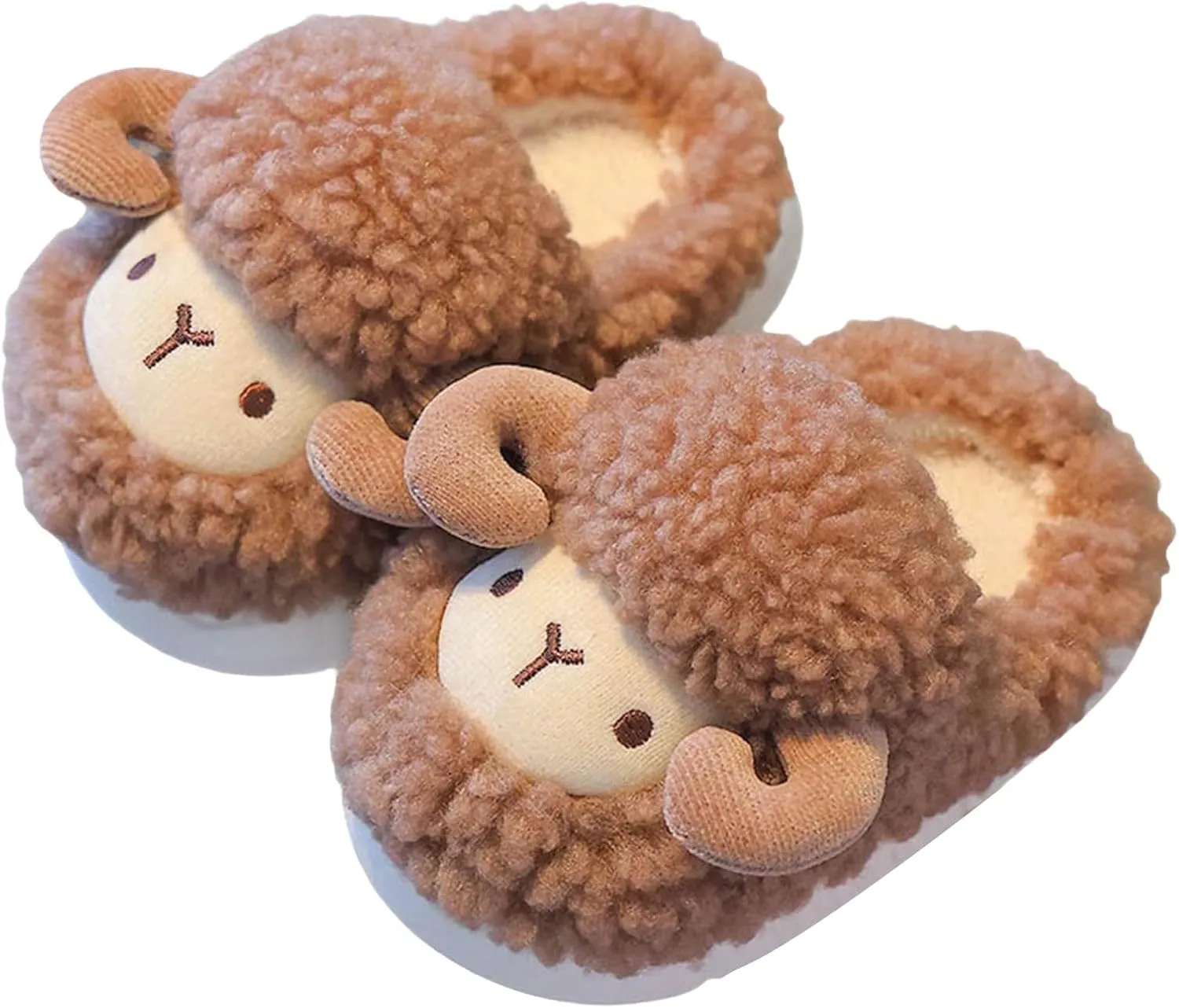 Girl House Slippers Slippers Autumn And Winter Fashion Comfortable Cute Sheep Warm Indoor Non Slip Girl Slippers Size 8