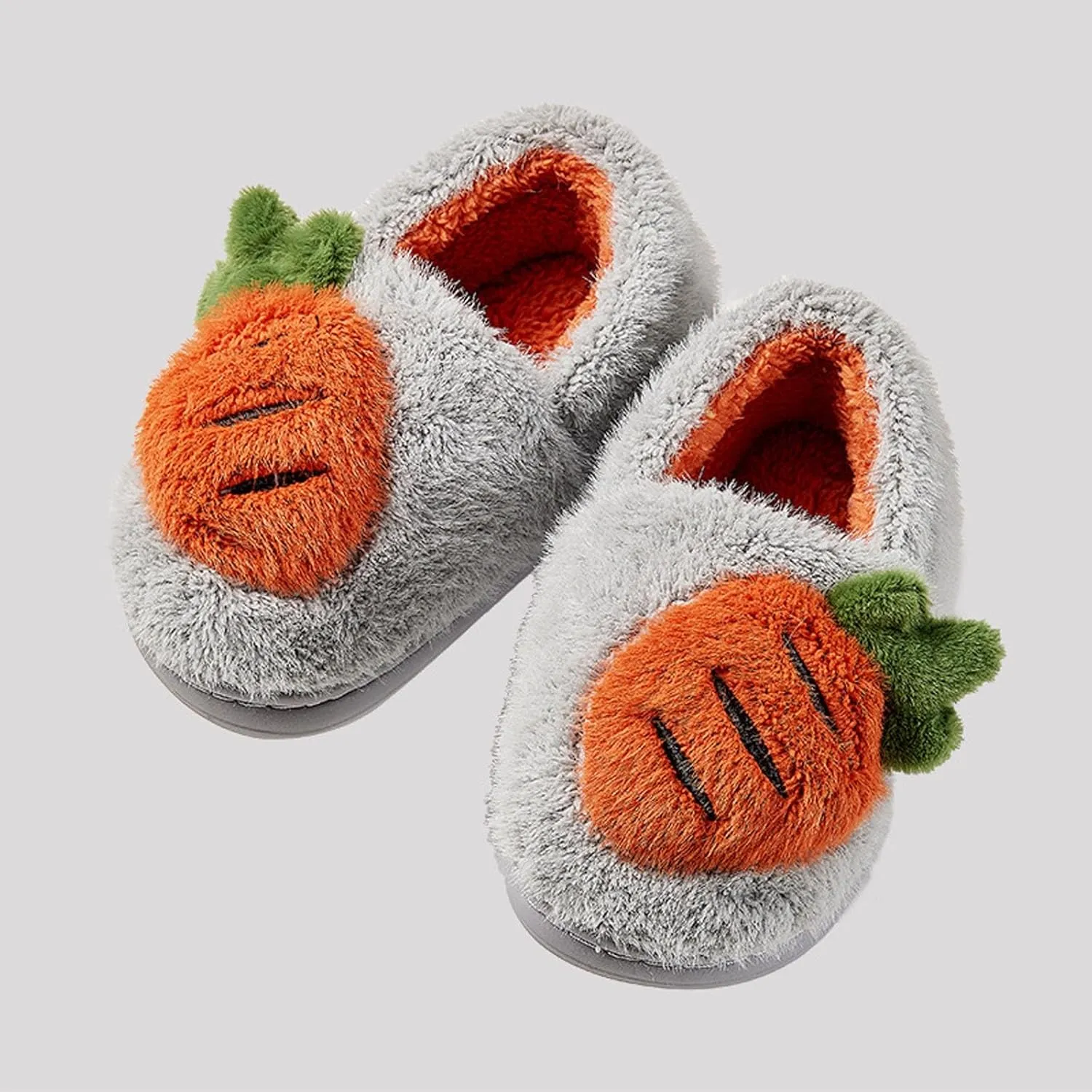 Girls Cute Crtoon Fuzzy Slippers with Memory Foam Kids Plush Warm Winter House Shoes Toddler Crochet Unisex lats