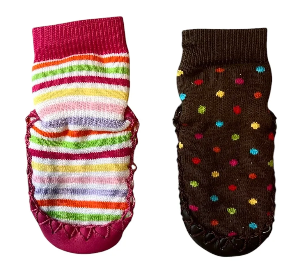 Girls Slipper Sock Moccasins