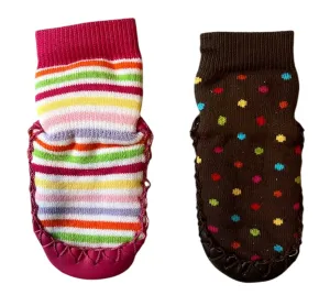 Girls Slipper Sock Moccasins