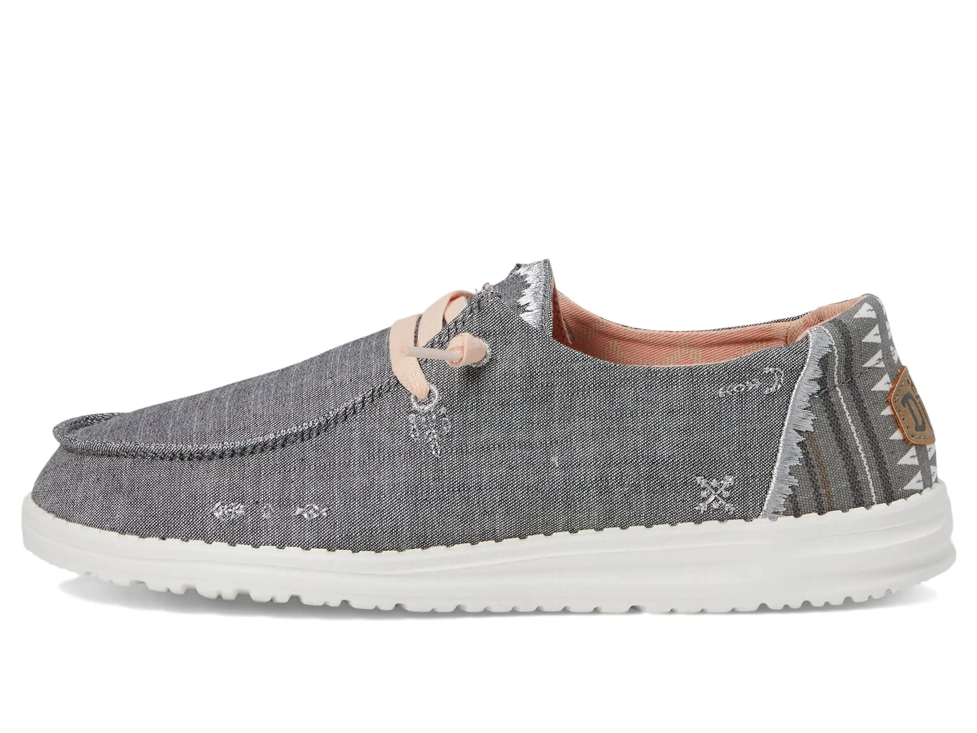 Hey Dude Wendy Boho Slip-On Casual Shoes, gray