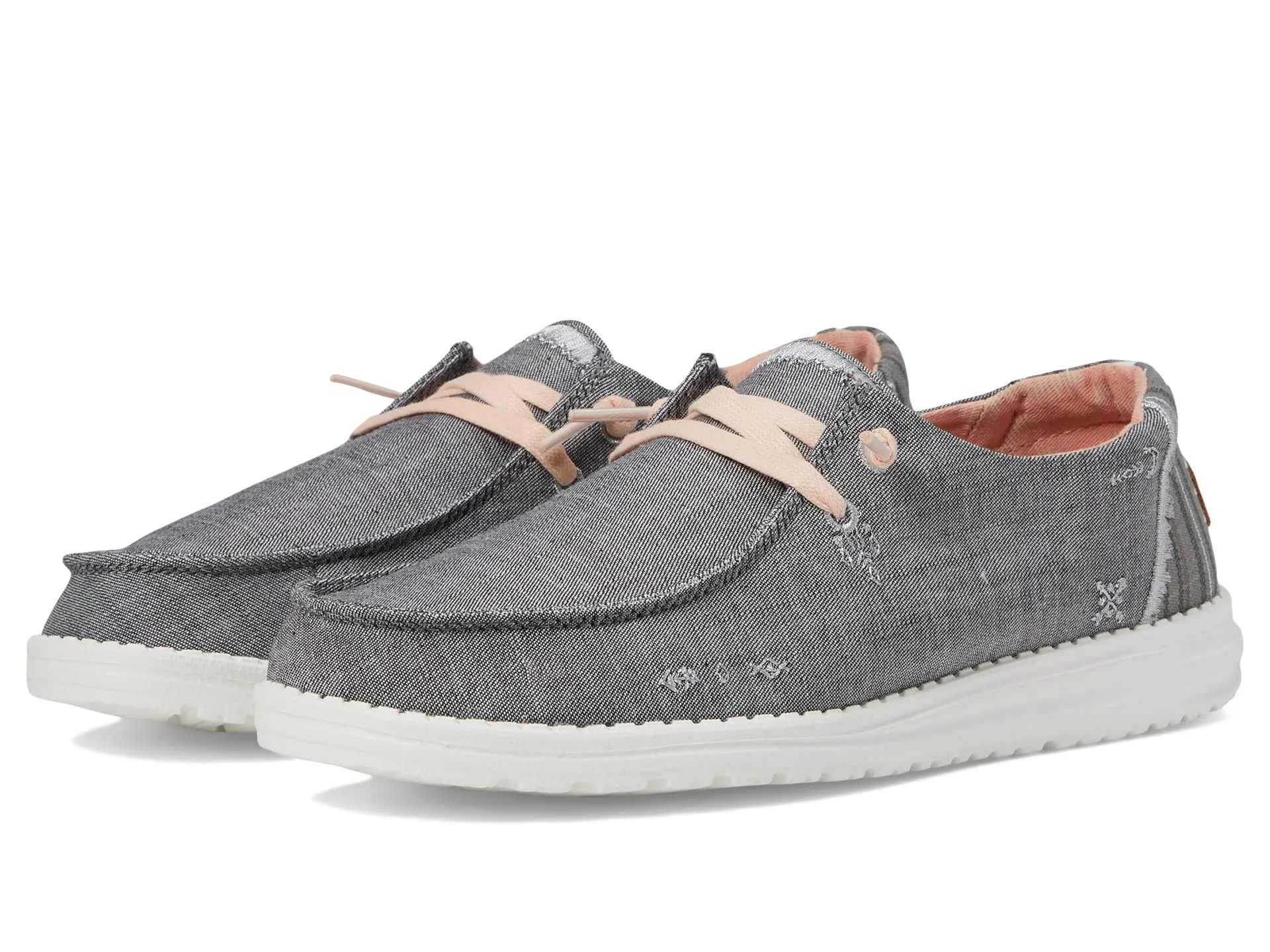 Hey Dude Wendy Boho Slip-On Casual Shoes, gray