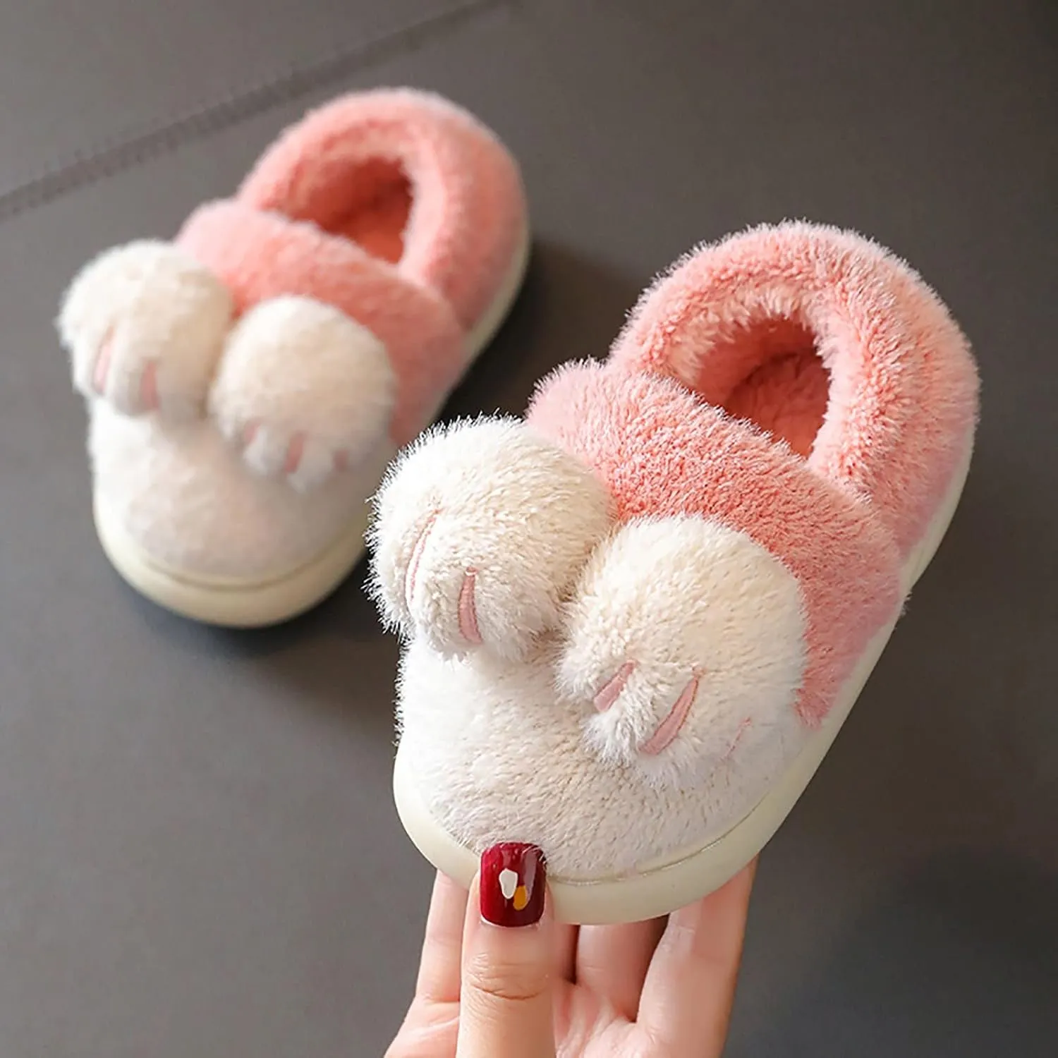 House Slippers for Kids Bedroom Slippers for Kids Cotton Slippers Girls Boys Slippers Little Girls Sandals