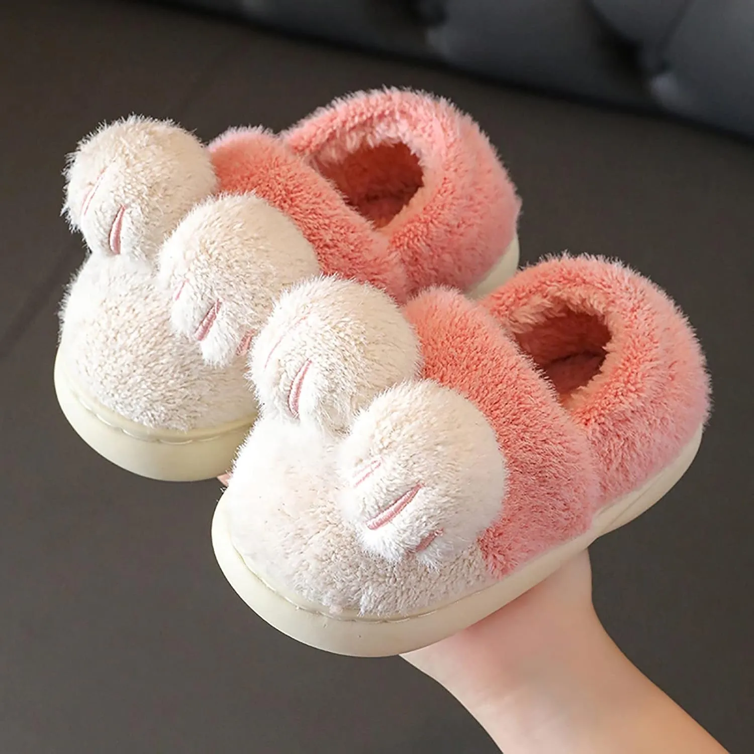 House Slippers for Kids Bedroom Slippers for Kids Cotton Slippers Girls Boys Slippers Little Girls Sandals