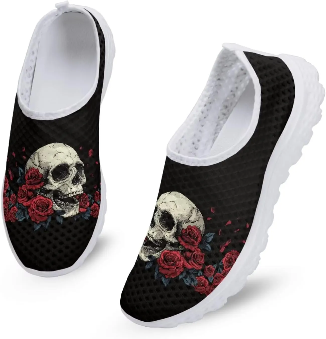 Jeiento Christmas Athletic Running Shoes for Women - Fashion Tennis Walking Sneakers