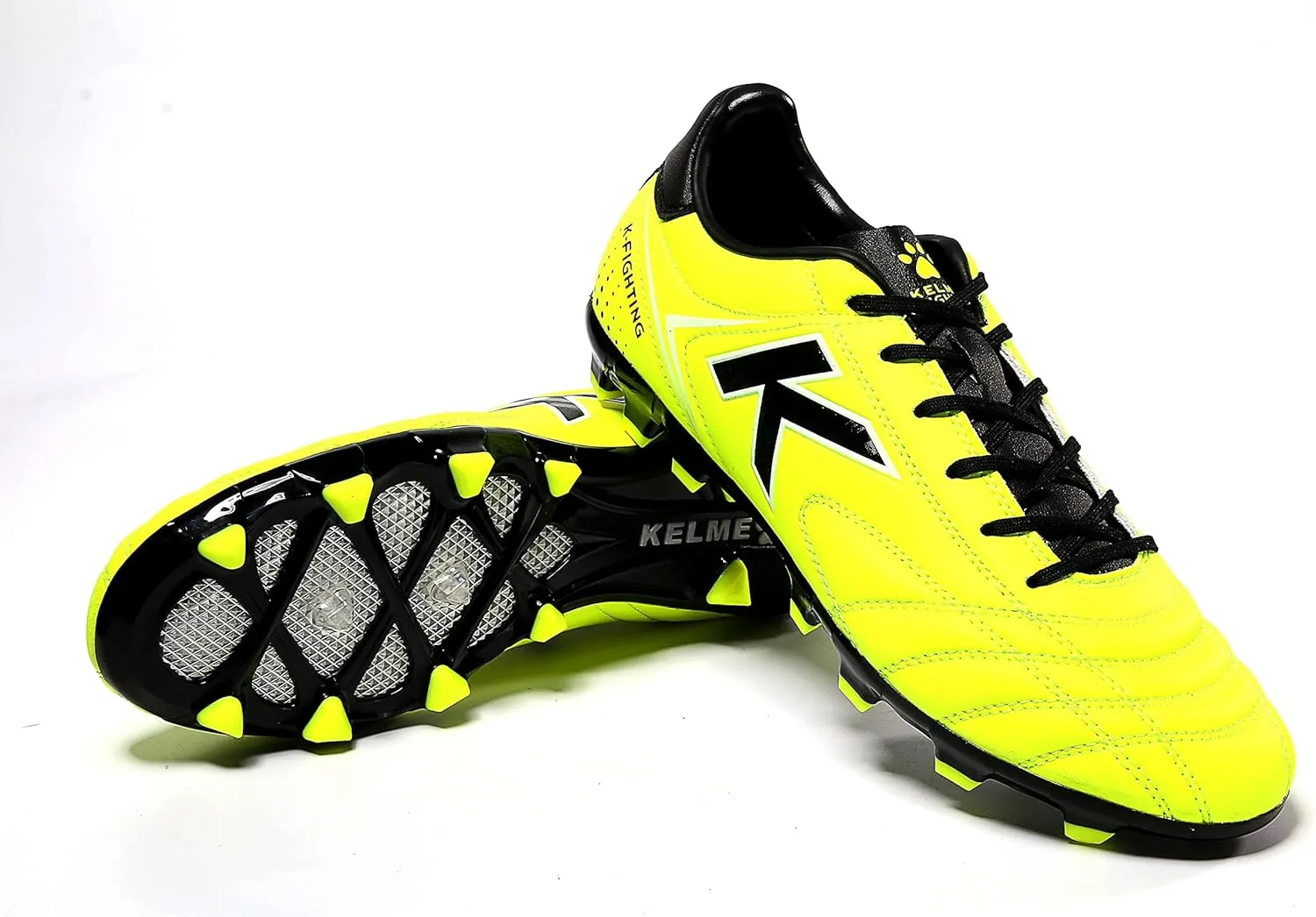 KELME Soccer Cleats for Men's/Women's - Unisex Soccer Shoes Outdoor/Indoor Adult Sizes - Microfiber Leather Football AG/FG