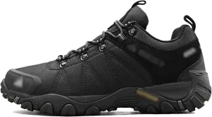 Kelsiop Men's Hiking Shoes Mesh Breathable Anti-Slip Outdoor Sports Shoes Rock Climbing Hiking Hunting Boots