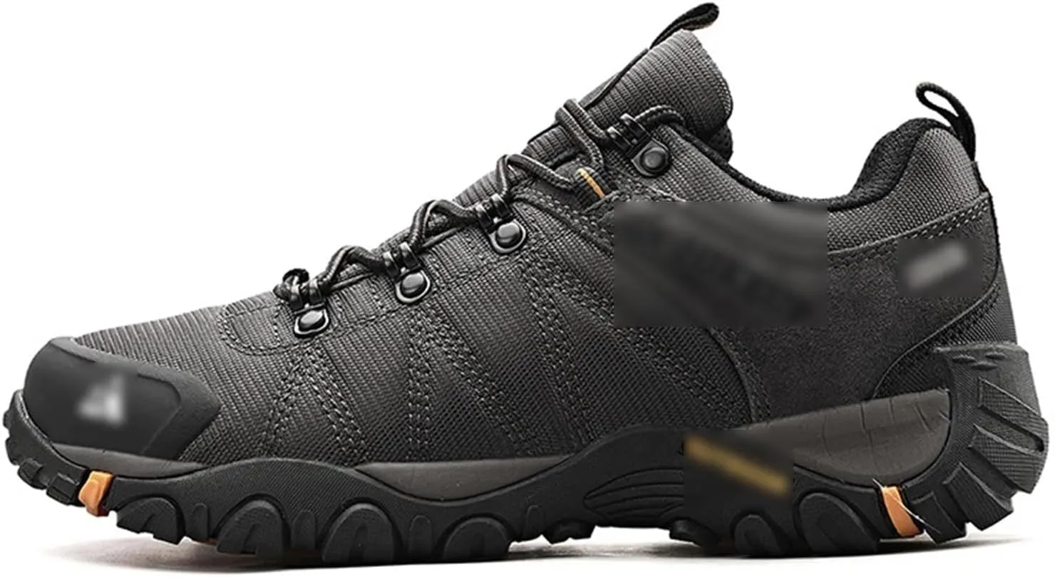 Kelsiop Men's Hiking Shoes Mesh Breathable Anti-Slip Outdoor Sports Shoes Rock Climbing Hiking Hunting Boots