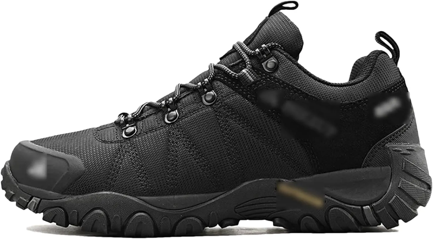 Kelsiop Men's Hiking Shoes Mesh Breathable Anti-Slip Outdoor Sports Shoes Rock Climbing Hiking Hunting Boots