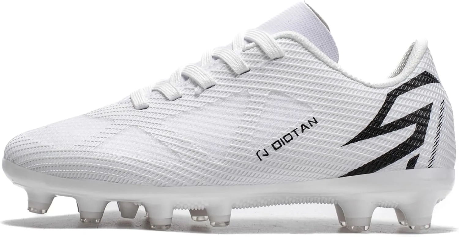 Kids Soccer Cleats for Boys and Girls Youth Low-top Football Shoes Outdoor Athletic Turf Soccer Shoes