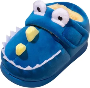 Kids Toddler Slippers Boys Girls Cute Animals Dinosaur House Shoes Warm Non-Slip Cozy Indoor Outdoor Winter Walking Shoes