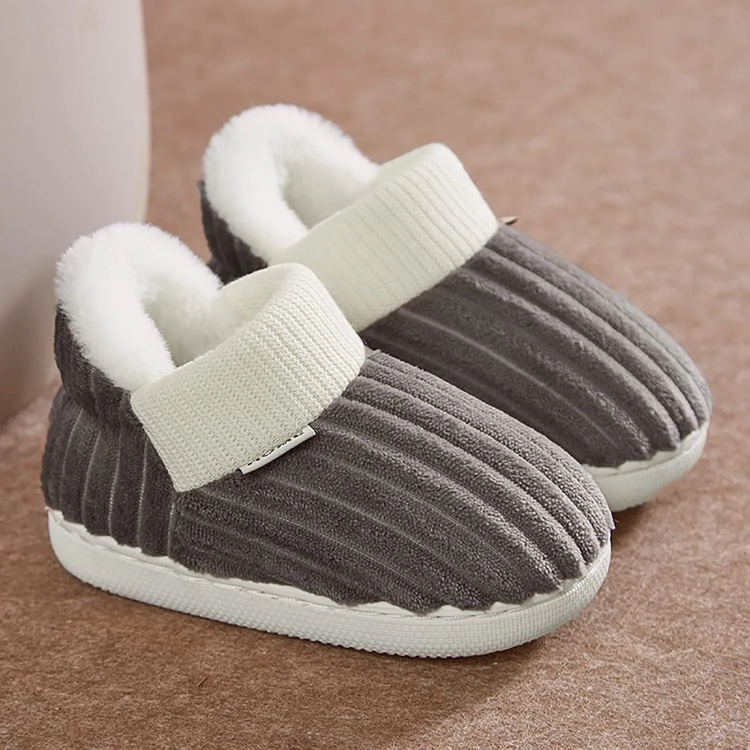 Little Girl Fuzzy Slipper Kids Slippers Girls Boys Slippers Cotton Comfy House Slippers Beach Sandals Toddler Girl