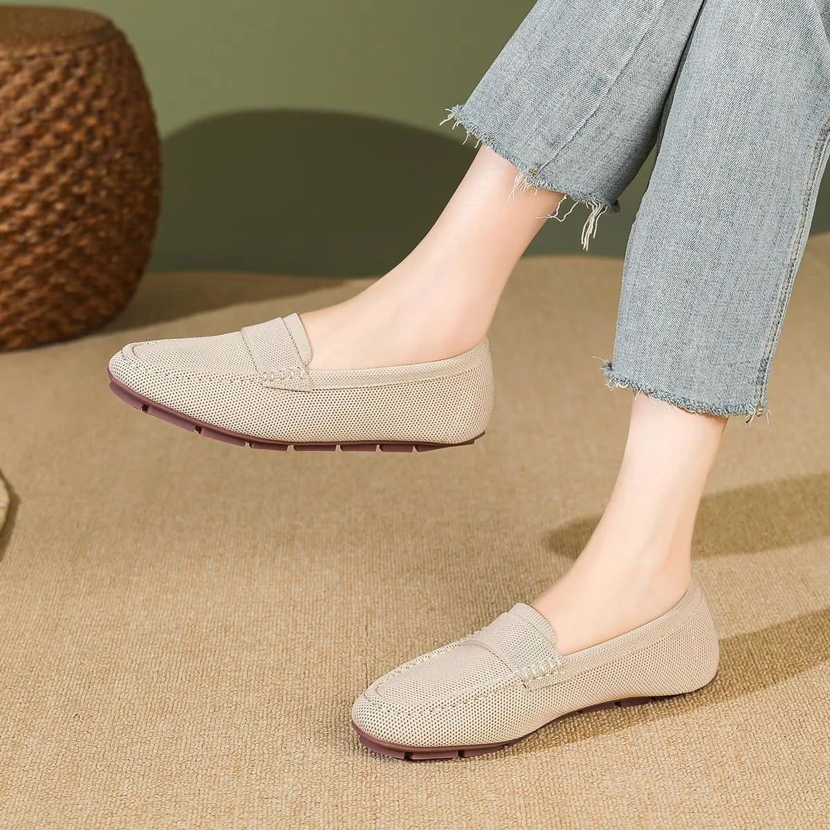 Loafers for Women Comfortable Breathable ShoeCasual Slip On Womens Driving Flats Shoes