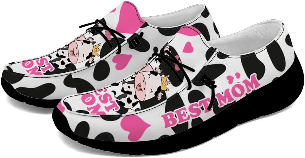 Loafers for Women Men Cow Slip-on Shoes Casual Walking Shoes Gifts for Men Women