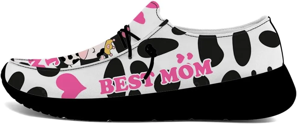 Loafers for Women Men Cow Slip-on Shoes Casual Walking Shoes Gifts for Men Women