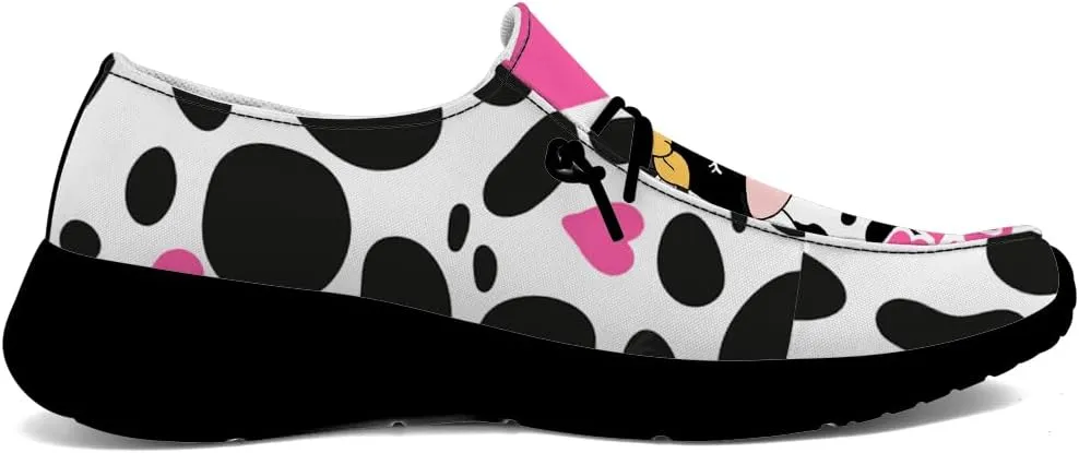 Loafers for Women Men Cow Slip-on Shoes Casual Walking Shoes Gifts for Men Women