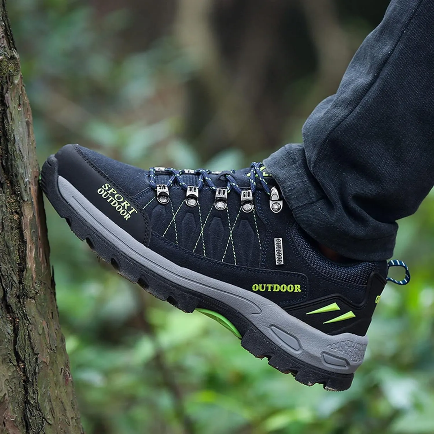 Meidiastra Men Women Hiking Shoes Travel Trekking Camping Boot Lightweight Low Top Backpackin Climbing Shoes