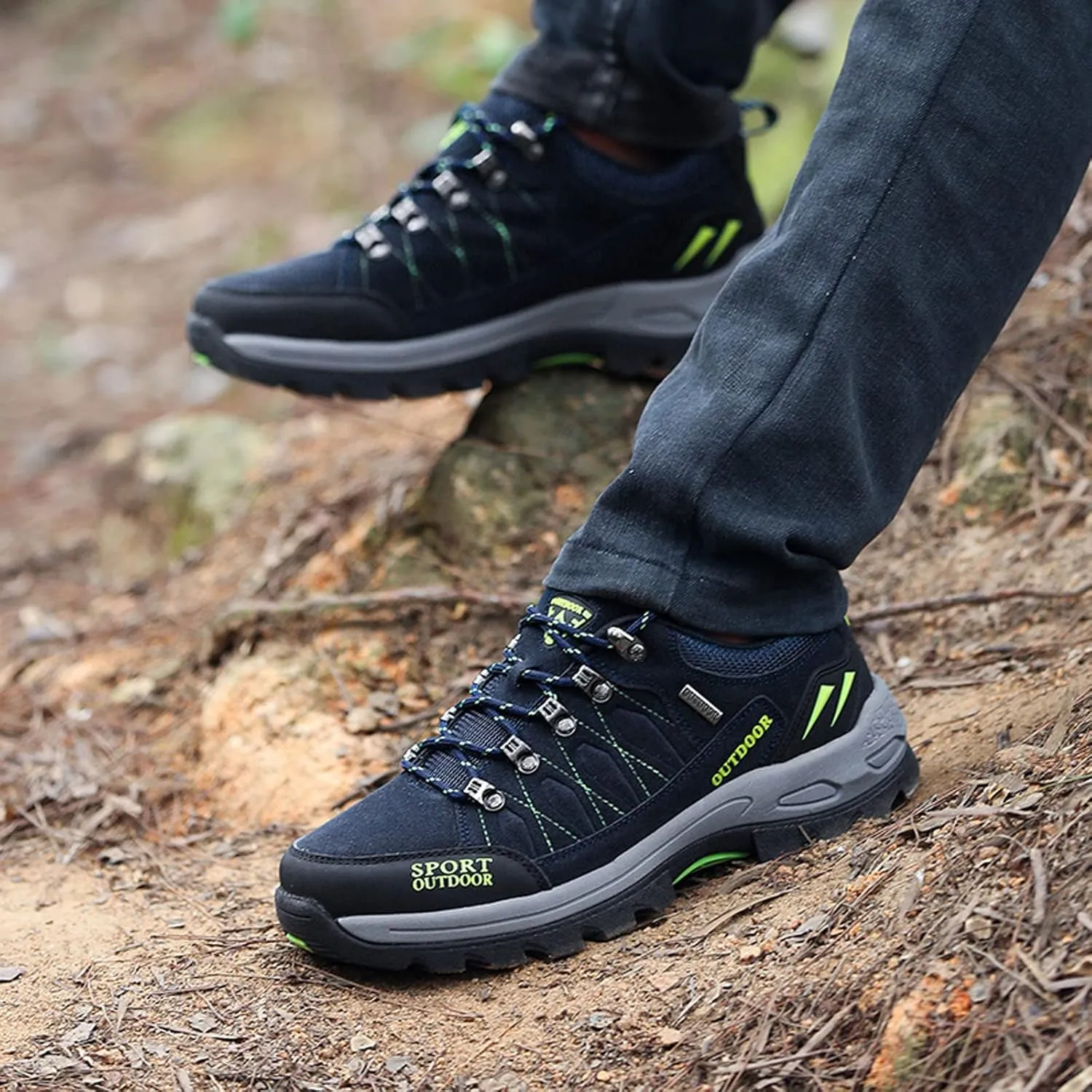 Meidiastra Men Women Hiking Shoes Travel Trekking Camping Boot Lightweight Low Top Backpackin Climbing Shoes