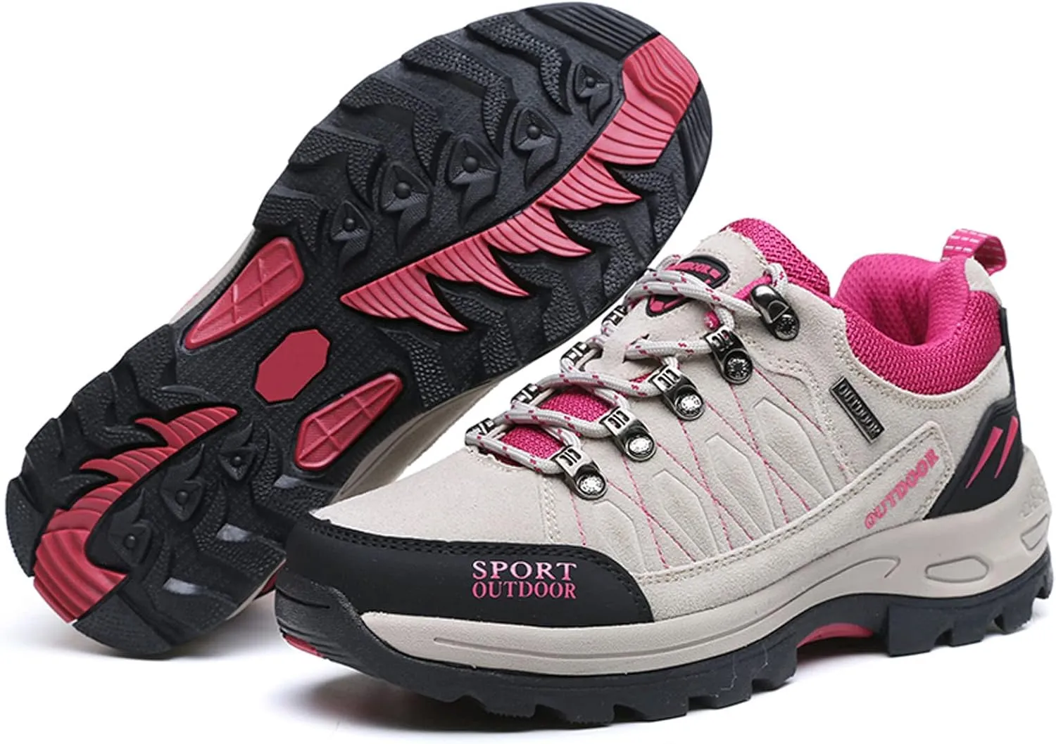 Meidiastra Men Women Hiking Shoes Travel Trekking Camping Boot Lightweight Low Top Backpackin Climbing Shoes