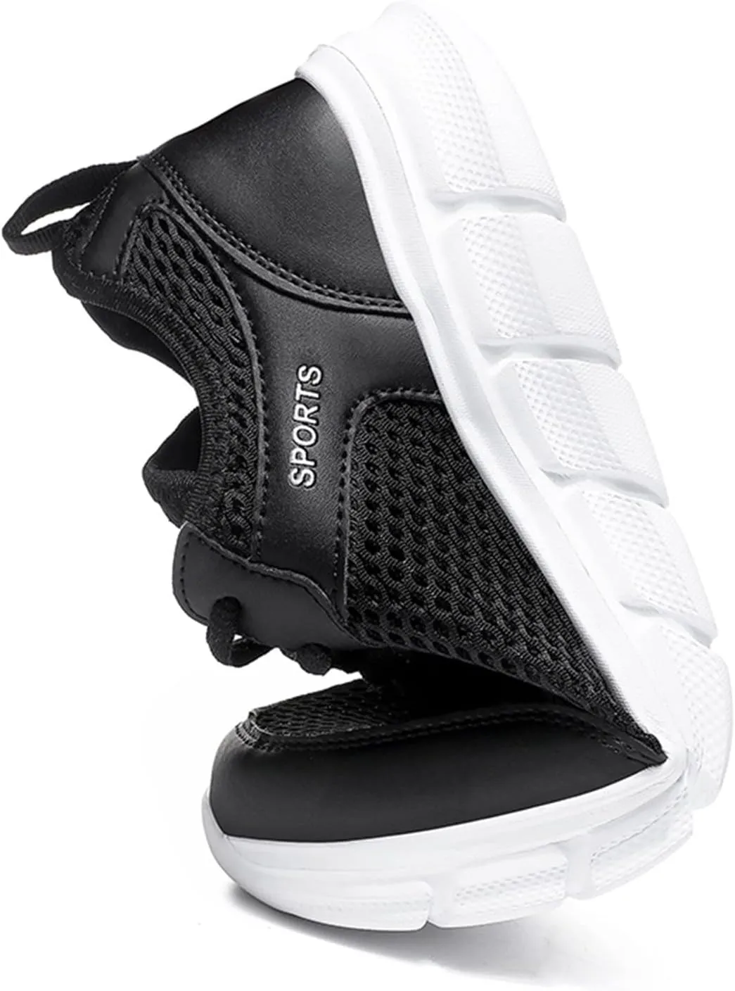 Men's Arch Support Workout Shoes Lightweight Breathable Walking Shoe Gym Tennis Lightweight Work Shoes for Men