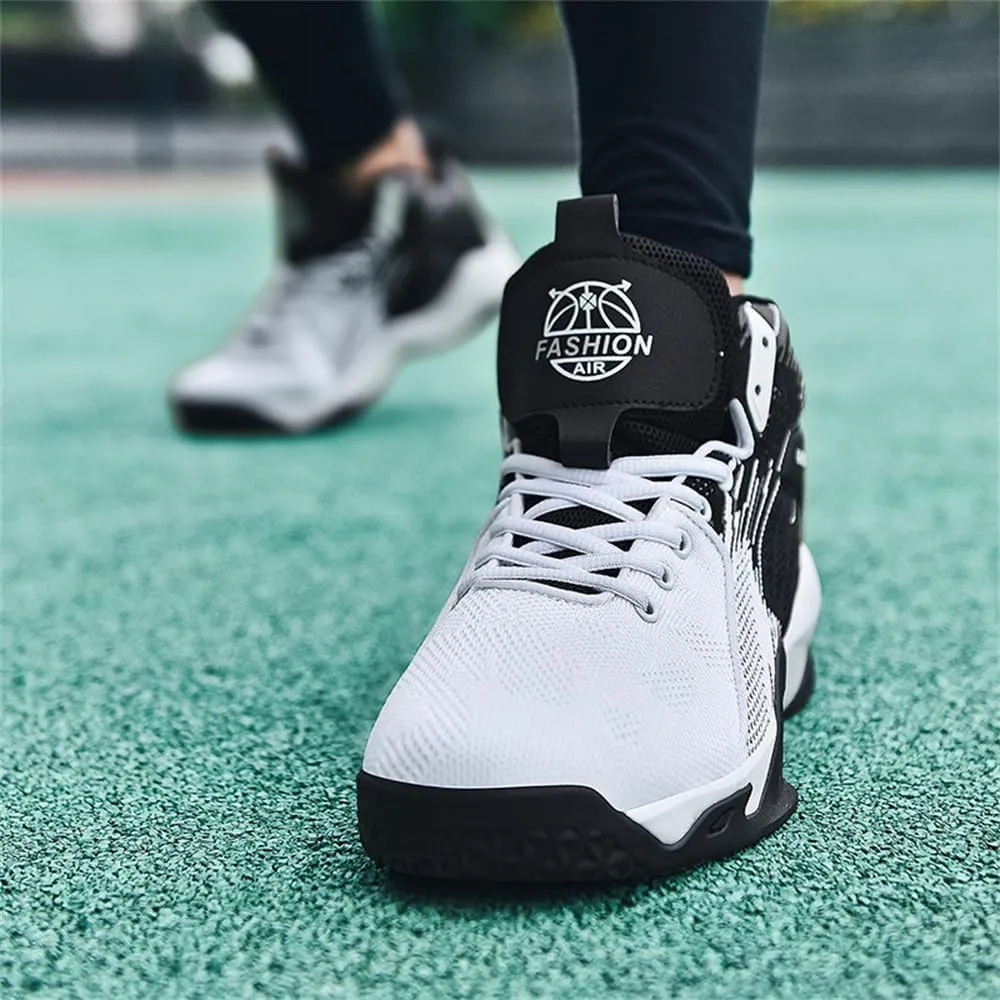 Men's High Top Basketball Shoes Fashion Running Sneakers Non Slip Training Lace Up Athletic Shoes Outdoor Sports Shoes for Men