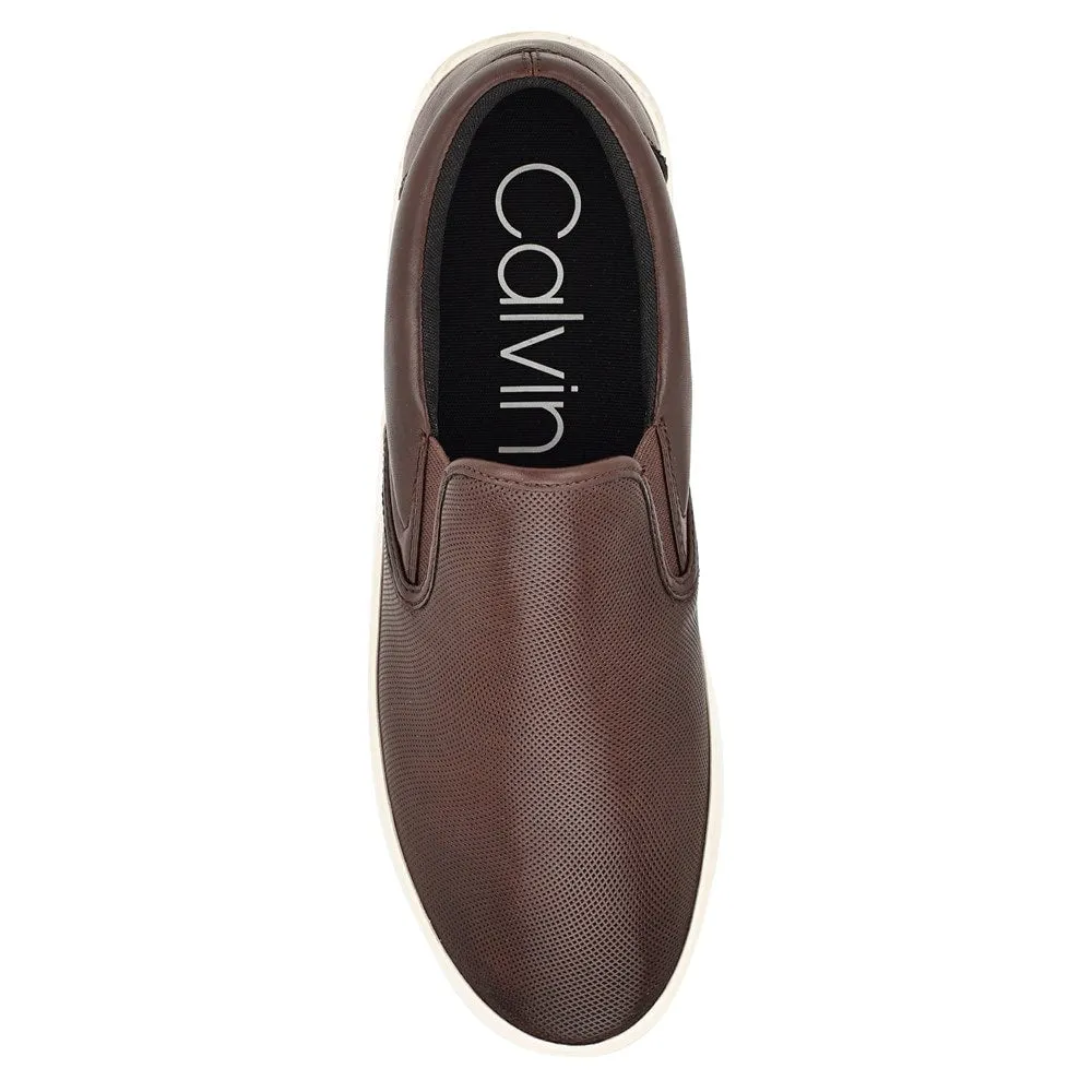 Men's Rydor Calvin Klein slip-ons, brown