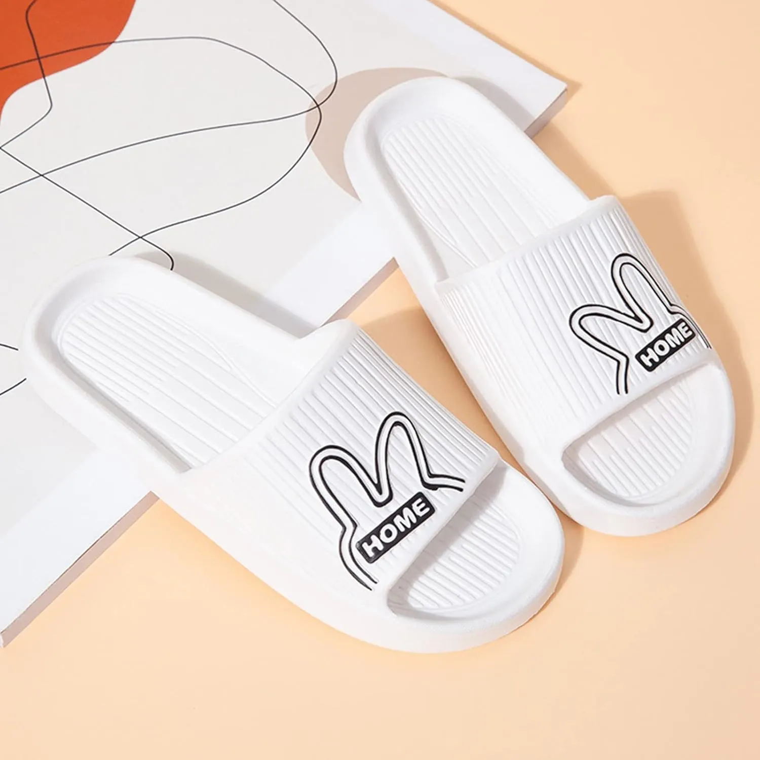 Mens Slides Womens Slides Mens Slippers Shower Shoes Women Open Toe Ultimate Comfort Non Slip Slippers