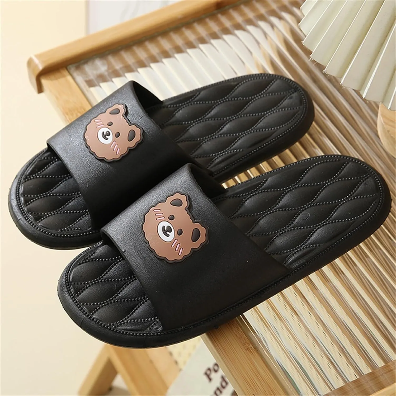 Mens Slippers Slides for Women Mens Shower Shoes Shower Shoes Women Beach Bathroom House Slides Slippers