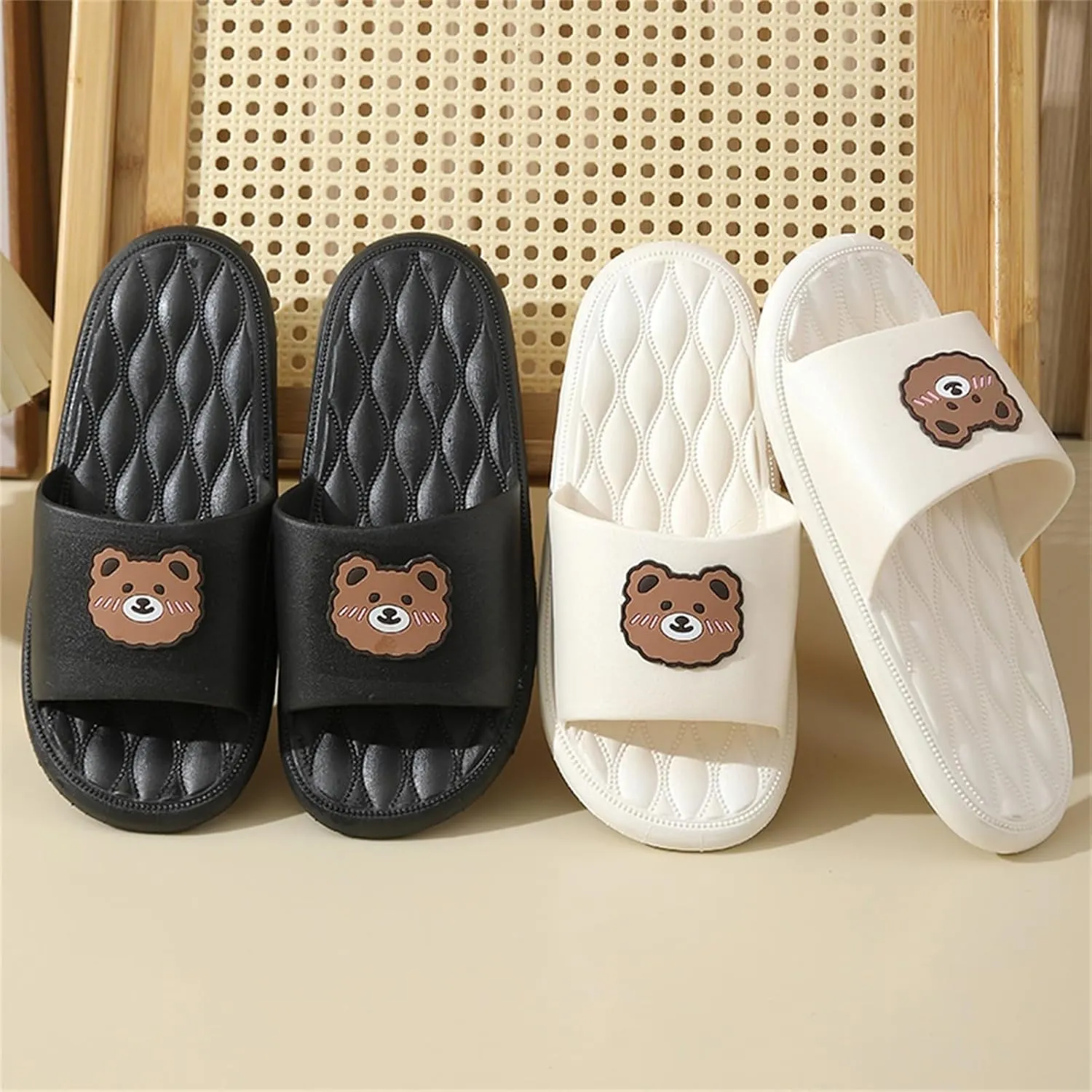 Mens Slippers Slides for Women Mens Shower Shoes Shower Shoes Women Beach Bathroom House Slides Slippers