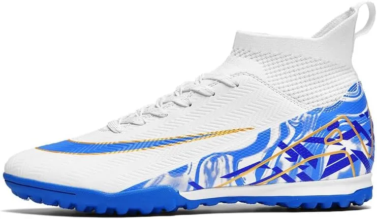Men's Soccer Cleats Shoes Football Cleats Shoes High-Top Training Athletic Football Boots Professional Sneaker Outdoor Indoor for AG/FG/TF
