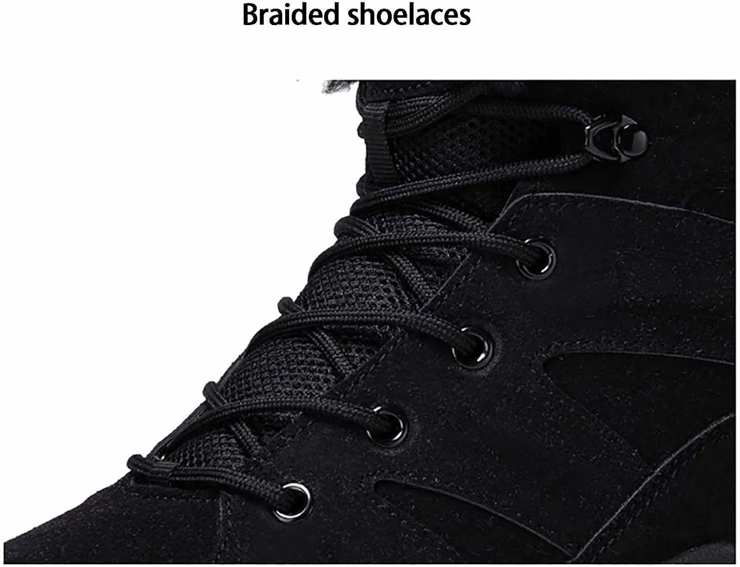 Men's Tactical Army Boots, Men's Military Tactical Work Boots with Sports Socks Water Resistant Hiking Boots Breathable Jungle Desert Combat Boots